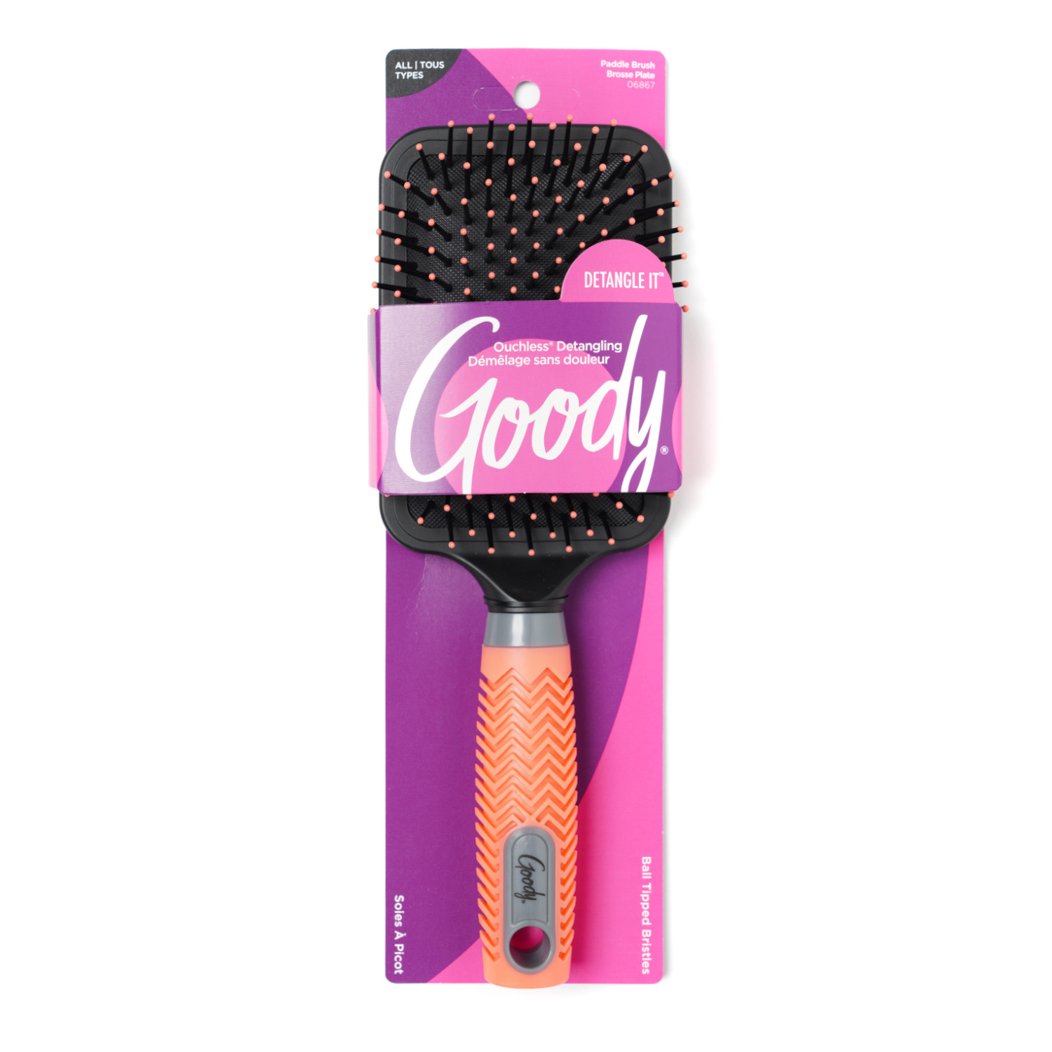 Goody Neon Grips Paddle Brush 1ct