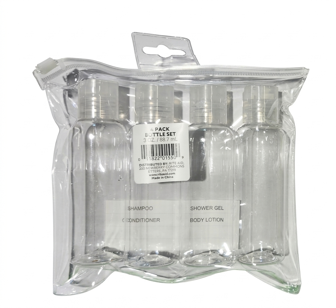 (image for) 4 PACK BOTTLE SET, rite aid