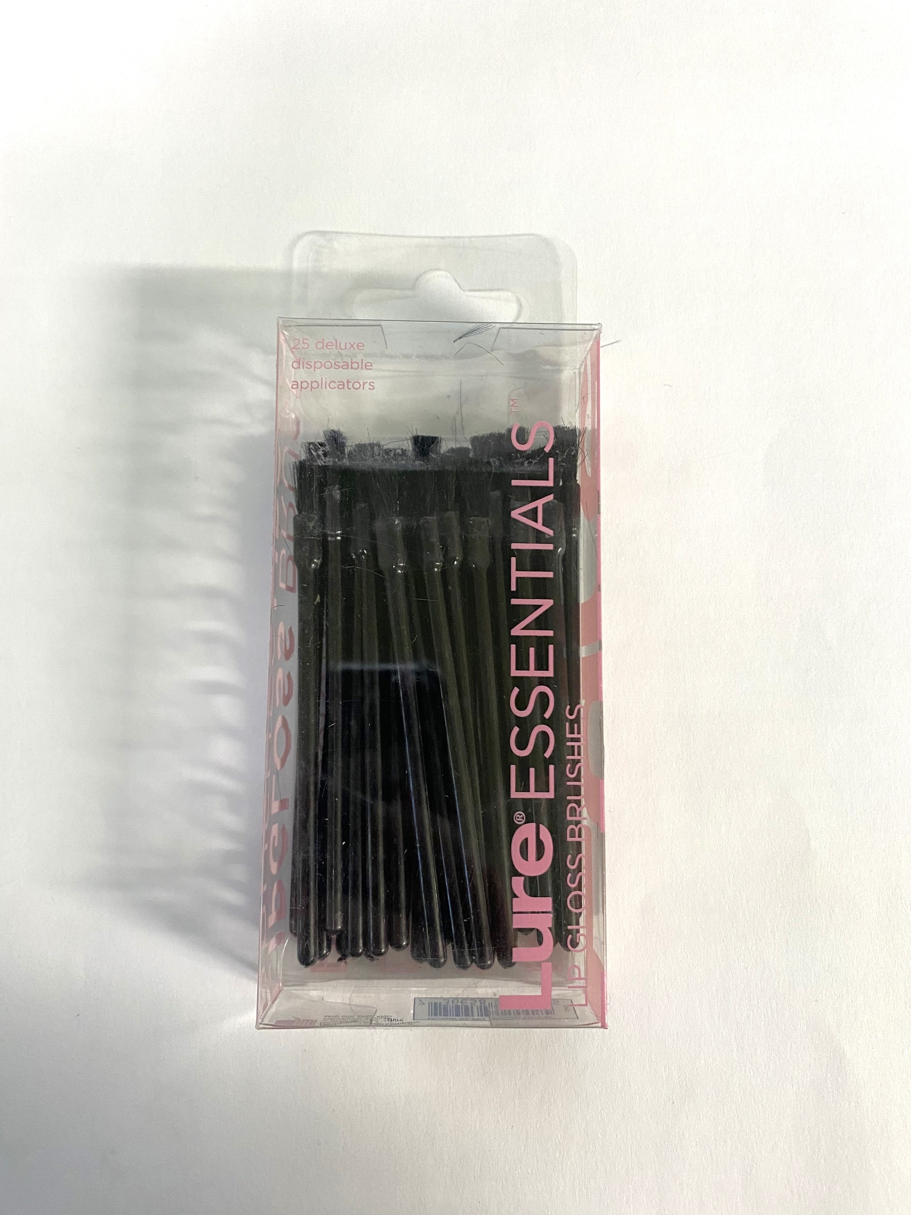 Lure Essentials Lip Gloss Brushes 25 Deluxe Disposables Applicators UPC:736658024425