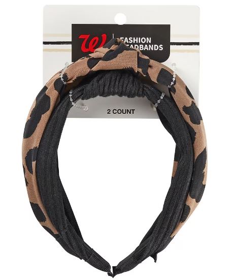 Walgreens Fashion HeadBands 2ct UPC:195602042425