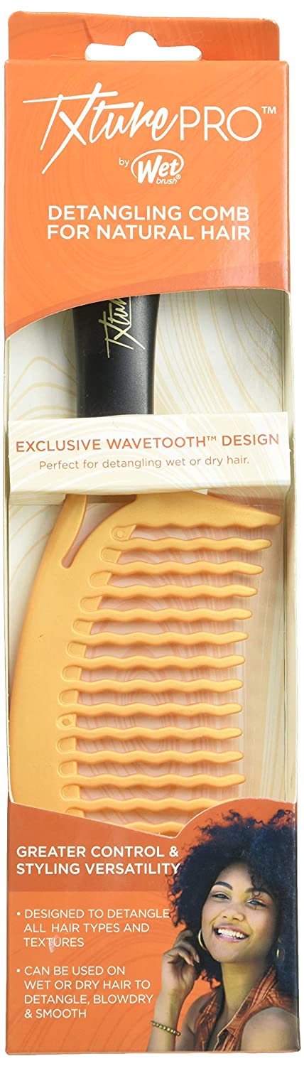 (image for) Wet Brush Txture Pro Detangling Comb, Gold, 1.5 Ounce