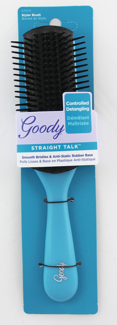 Goody Straight Talk Rubber Styler Brush 2041248 07013 - Click Image to Close