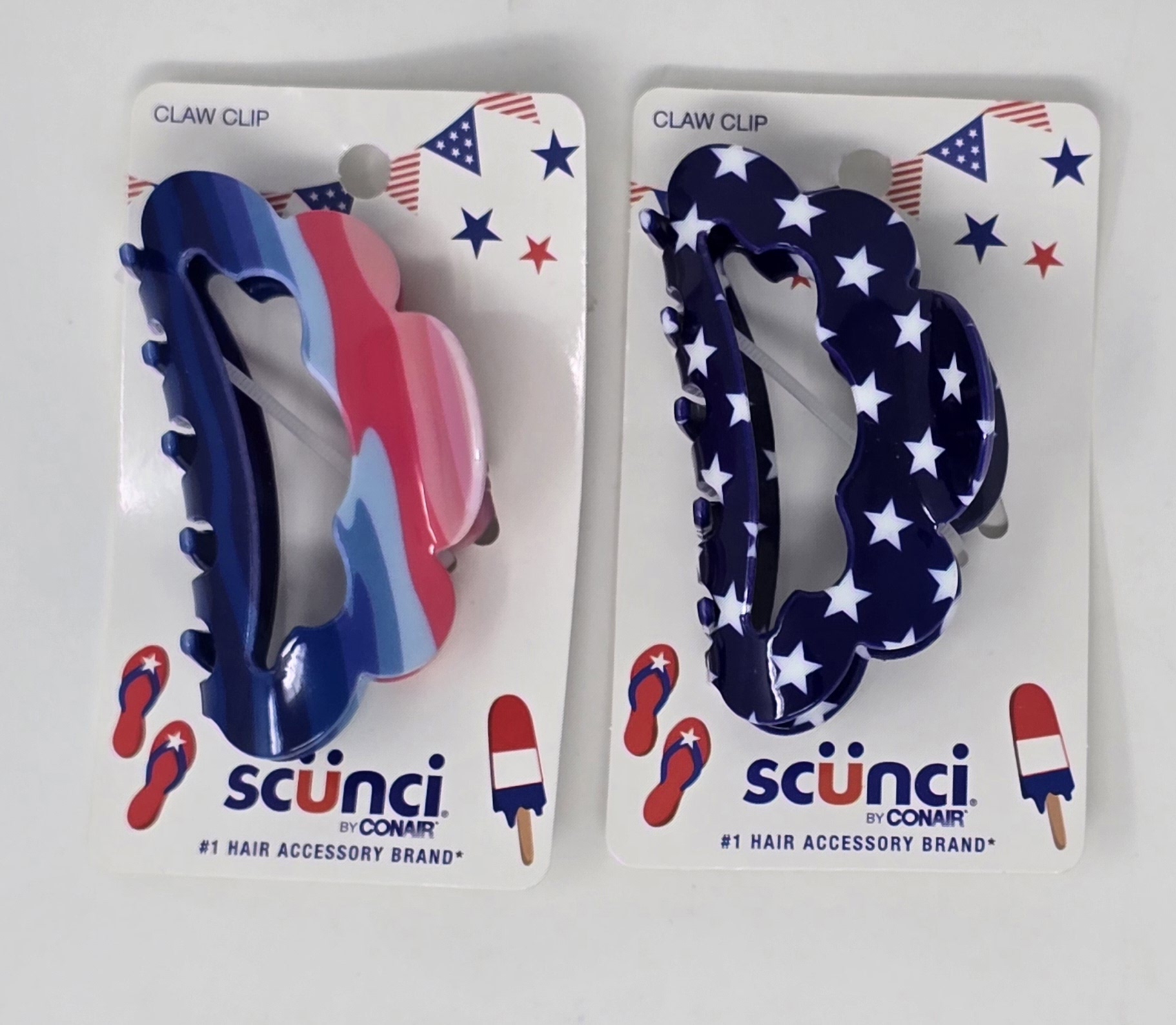 #1096501C001 SCUNCI AMERICANA CLAW CLIPS - PACK: 12