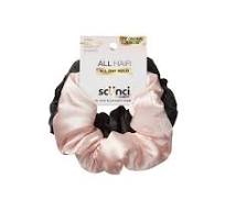 Scünci No Damage Pillow Scrunchie Set - Soft Pink And Black ...