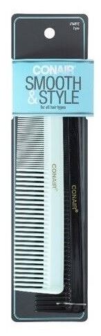 ITEM#14491 Conair 2PC Classic Combs for All Hair Types, For Men and Women UPC:074108144911