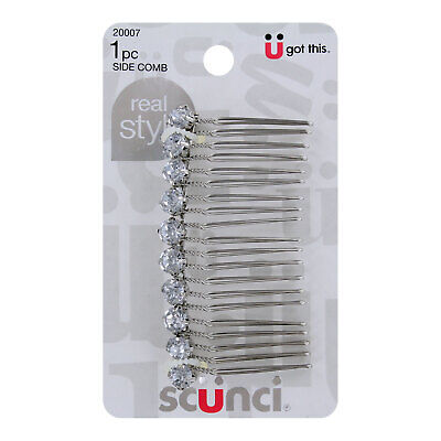 1 PK SIDE COMB WITH RHINESTONE