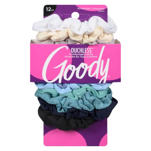 ITEM#3000215 GOODY OUCHLESS SCRUNCHIES 12CT UPC:041457168998 PACK:72/3 - Click Image to Close