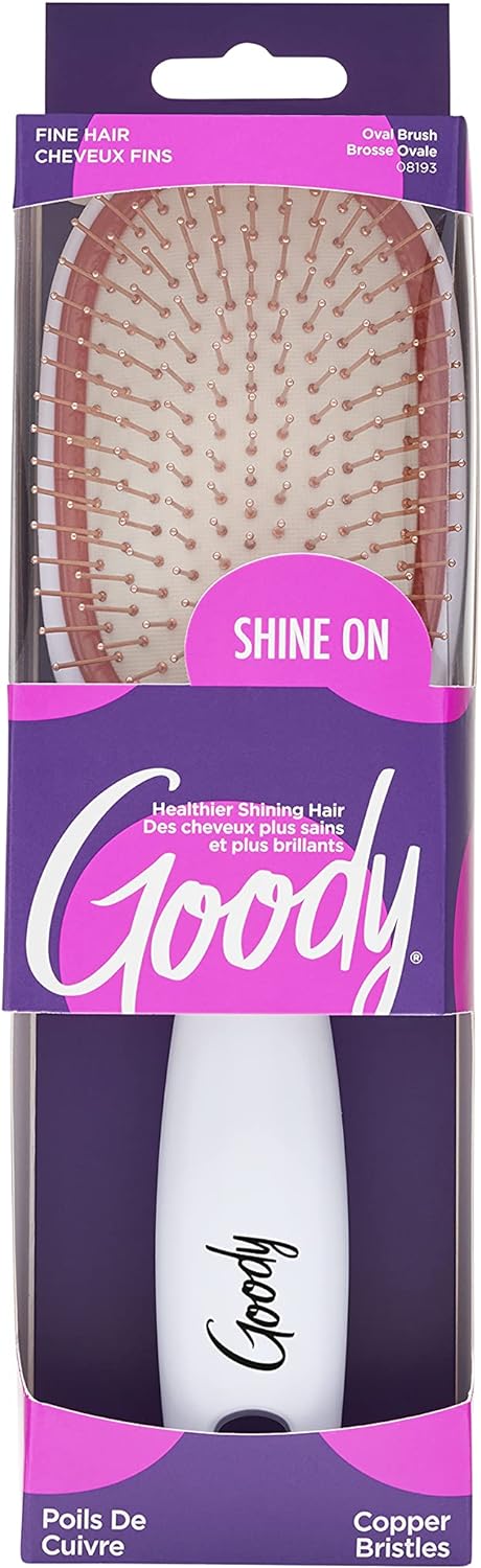 ITEM#3000355 Goody Clean Radiance Oval Hair Brush PACK:48/3 UPC:041457081938