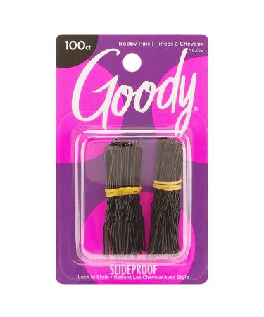 ITEM # 3000469 Goody Styling Hair Bobby Pins 100 Count Black UPC:041457482599 PACK: 72/6 - Click Image to Close