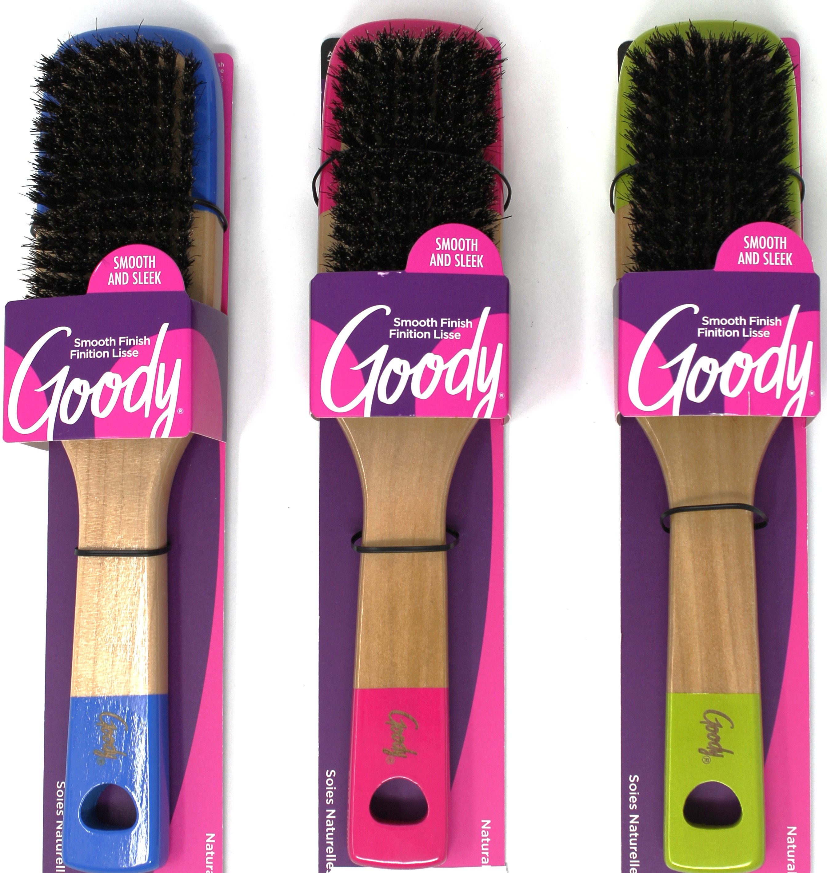 Goody Wood Styler Boar Brush, Assorted Colors UPC:041457112755 PACK:48/3 - Click Image to Close