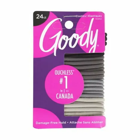 ITEM#3000948 Goody OUCHLESS XTHICK ELASTICS STONE, 24 CT PACK:72/3 UPC:041457143421