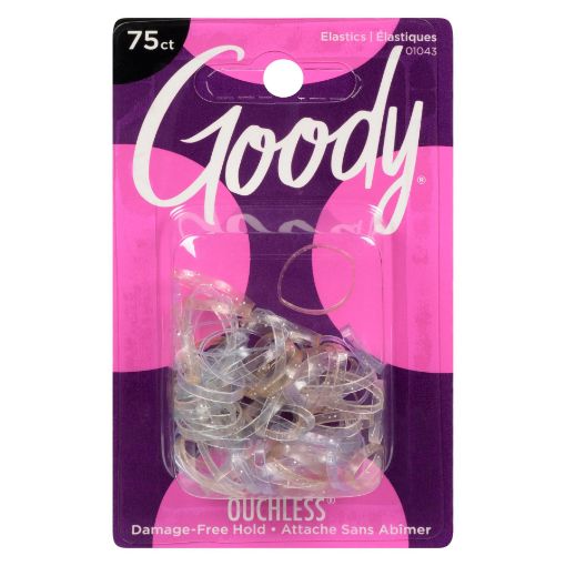 ITEM#:3001014 GOODY LATEX MINI GLITTER POLYBANDS UPC:041457010433 PACK:72/6 - Click Image to Close