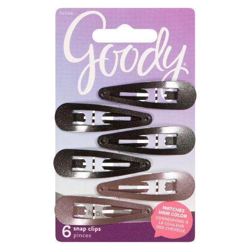 GOODY 6CT COLOUR COLLECTION CONTOUR CLIPS UPC:041457767467 PACK:72/3