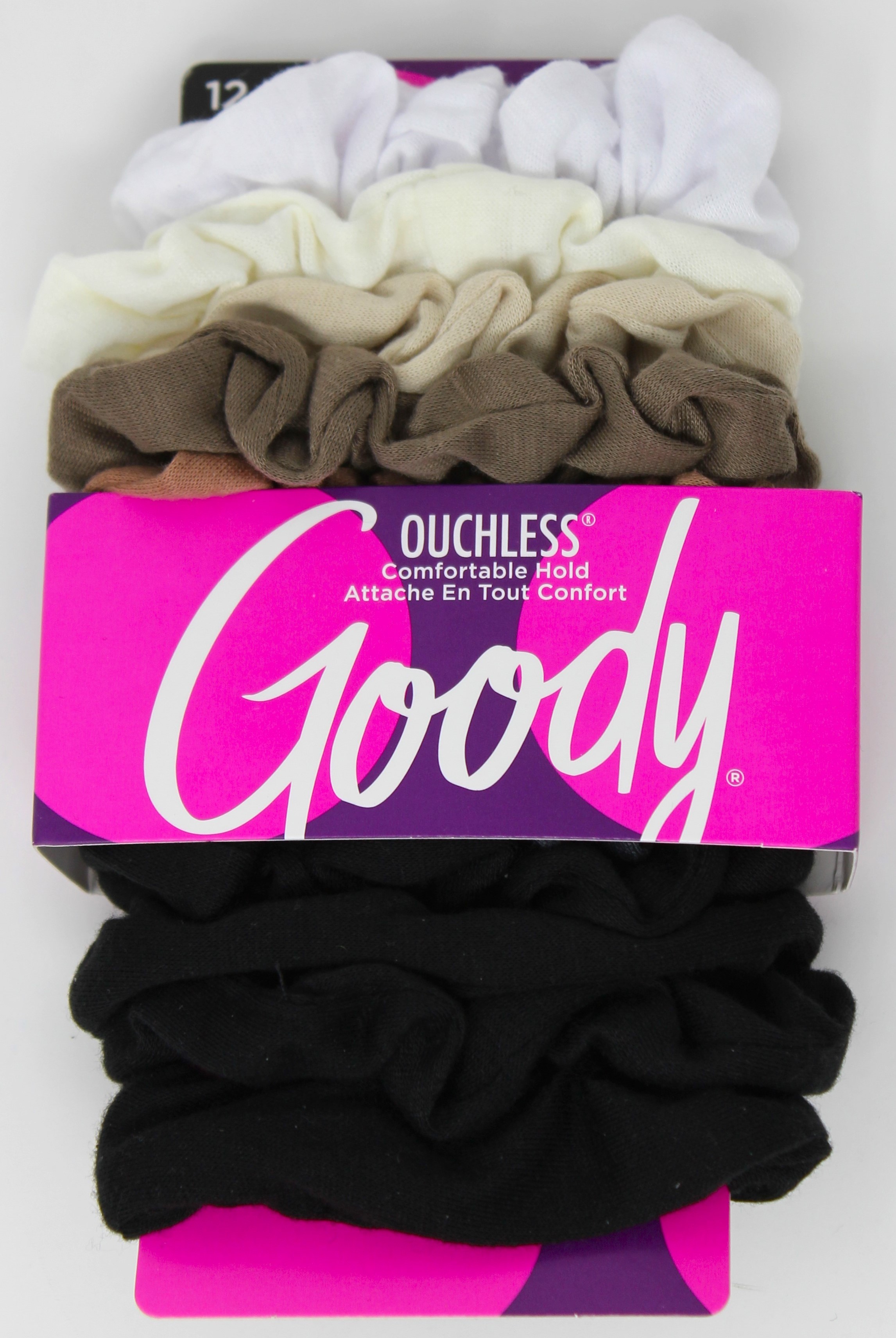 GOODY NEUTRAL SCRUNCHIES 12CT UPC:041457178713 PACK:72/3