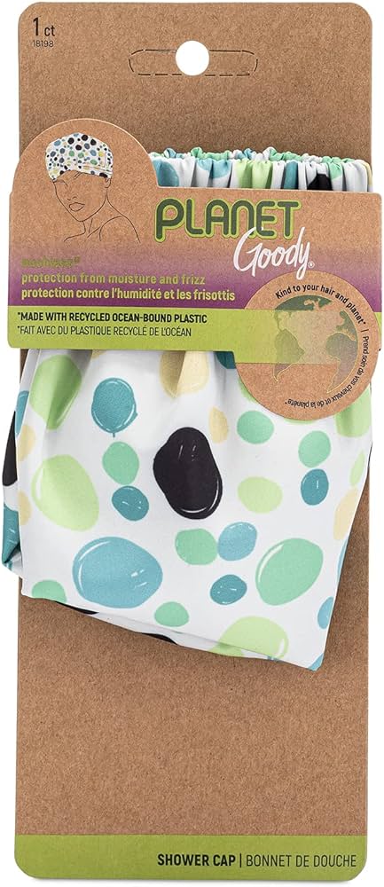 ITEM# 3001232 PLANET GOODY SHOWER CAP DOTS 1CT UPC:041457181980