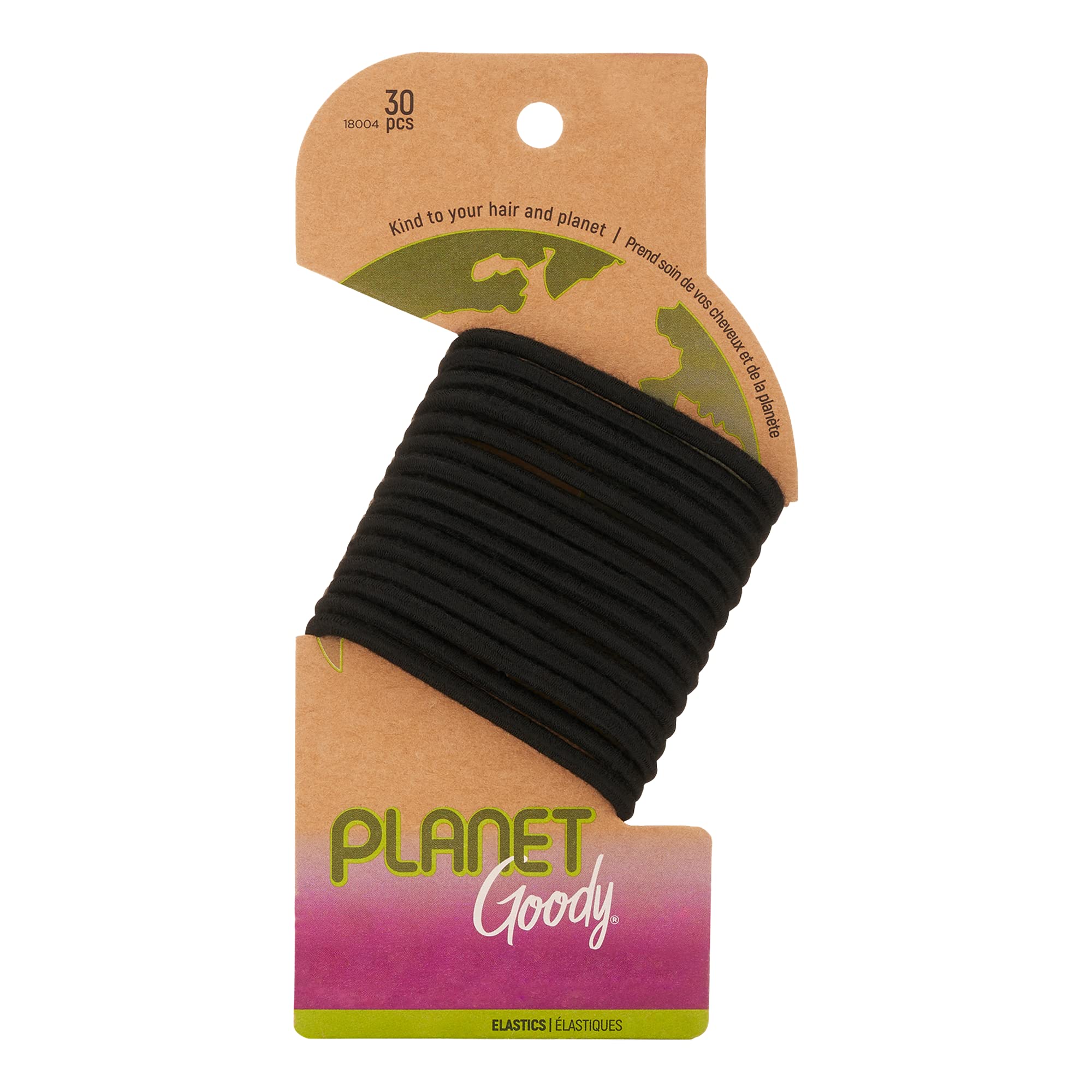 PLANET GOODY ELASTIC BLACK 30 CT UPC: 041457180044 PACK: 72/3