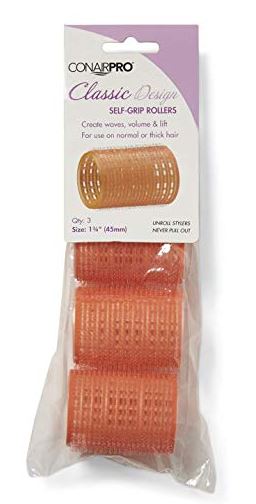 ConairPro Classic Design, Self-Grip Hair Rollers - Salmon 3 Pack UPC:074108341365