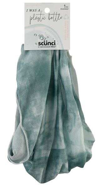 Scunci Earth-Friendly Planet Upcycled Tie-Dye Headwrap Green UPC:043194352951