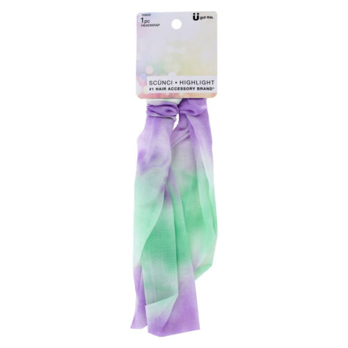 Scunci Highlight Influencer Multicolor Tie-Dye Headwrap, 1-Piece