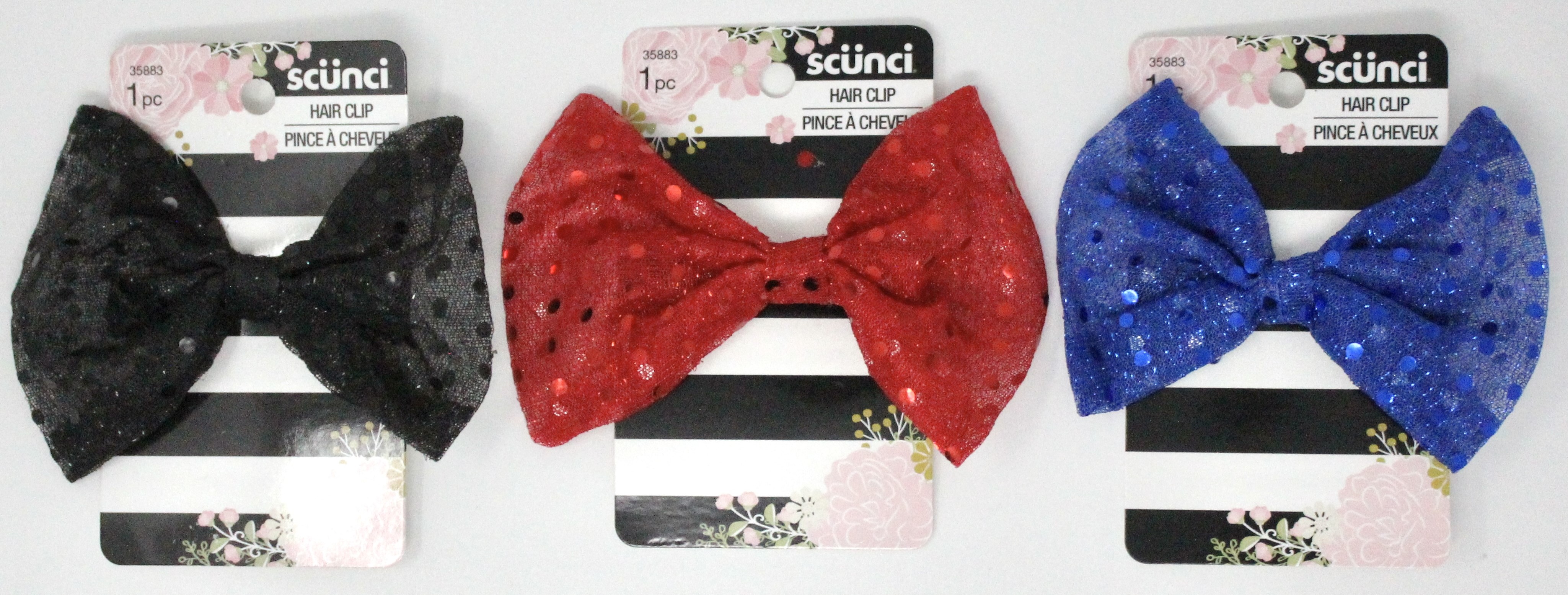 Scunci Holiday 4th of July Hair Bows Assort Colors - Click Image to Close