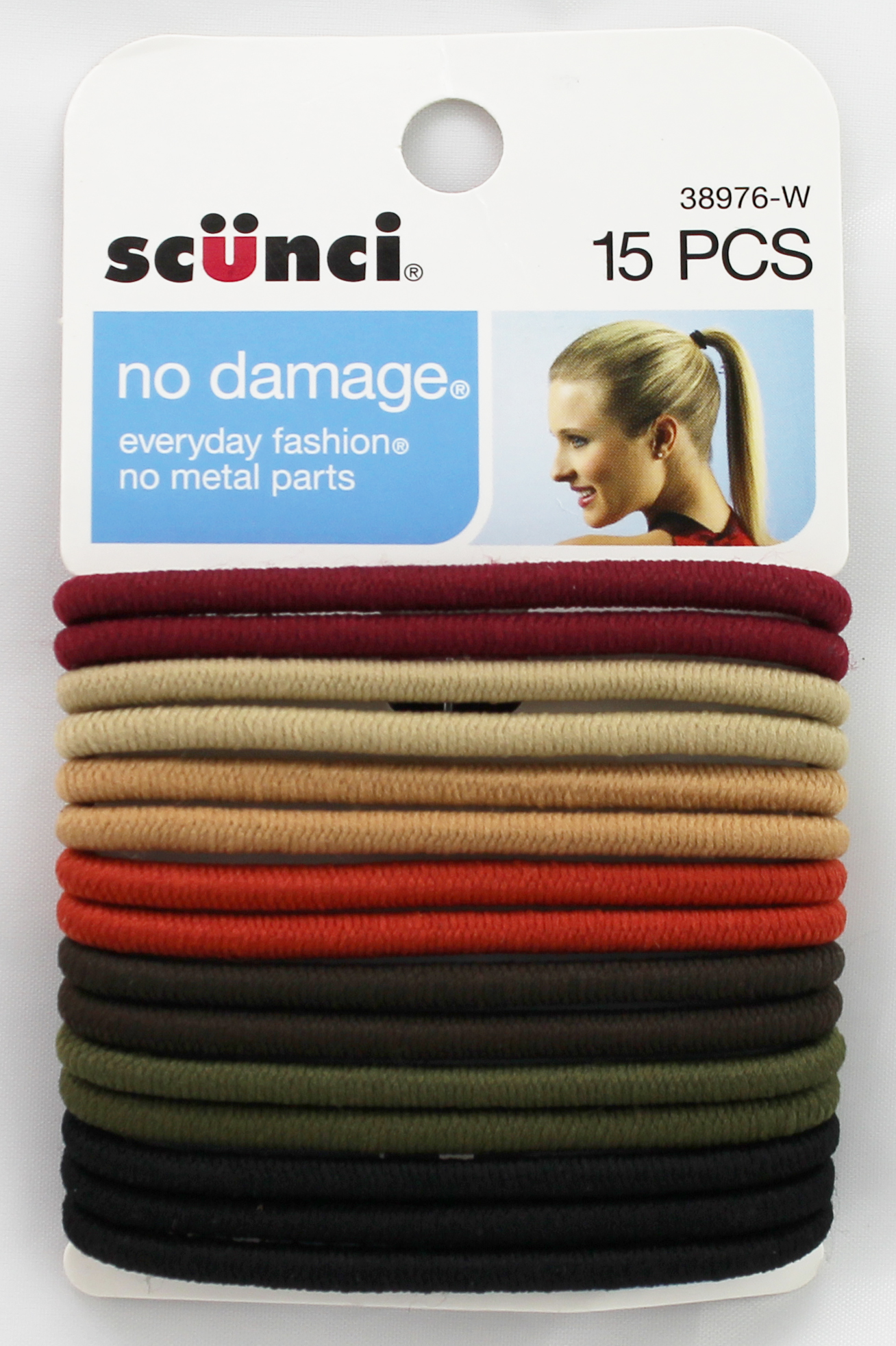 Scunci No Damage Elastics, 15 pcs