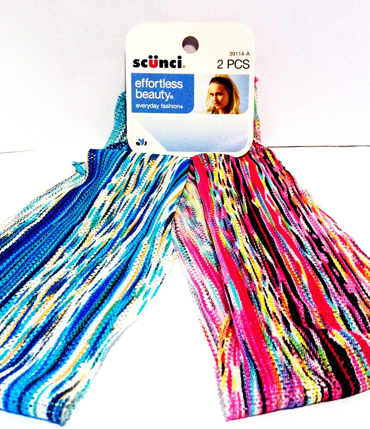 Scunci Wide Stiripe Headw Size 2ea Scunci Scunci Wide Stiripe Headwraps 2ea