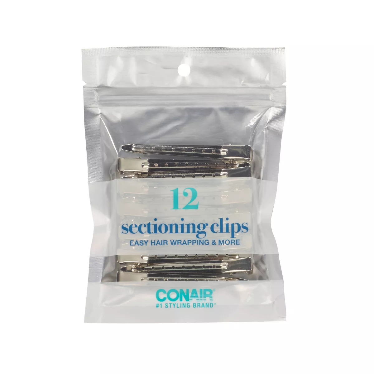 Item#55612 Conair Metal Sectioning Hair Clips UPC:074108556127