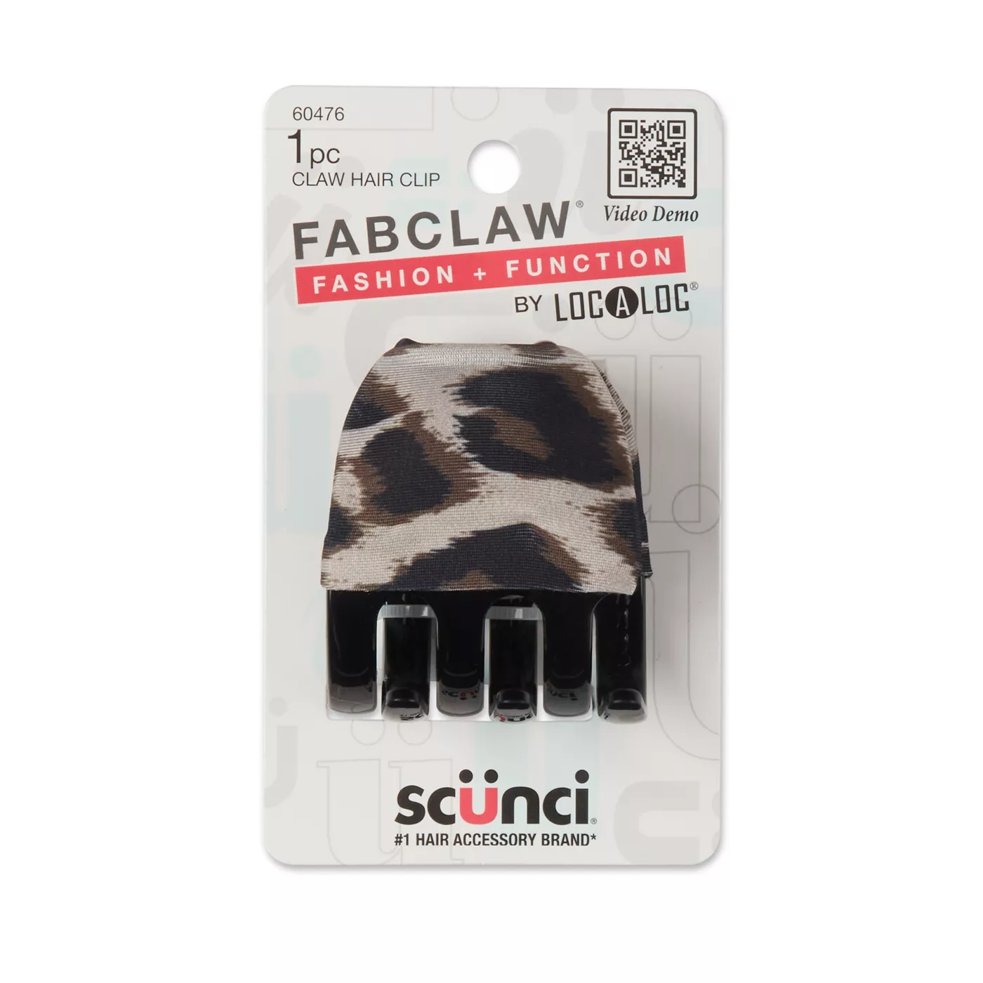 Scunci FabClaw Hair Clip UPC:043194604760 PACK:48/3