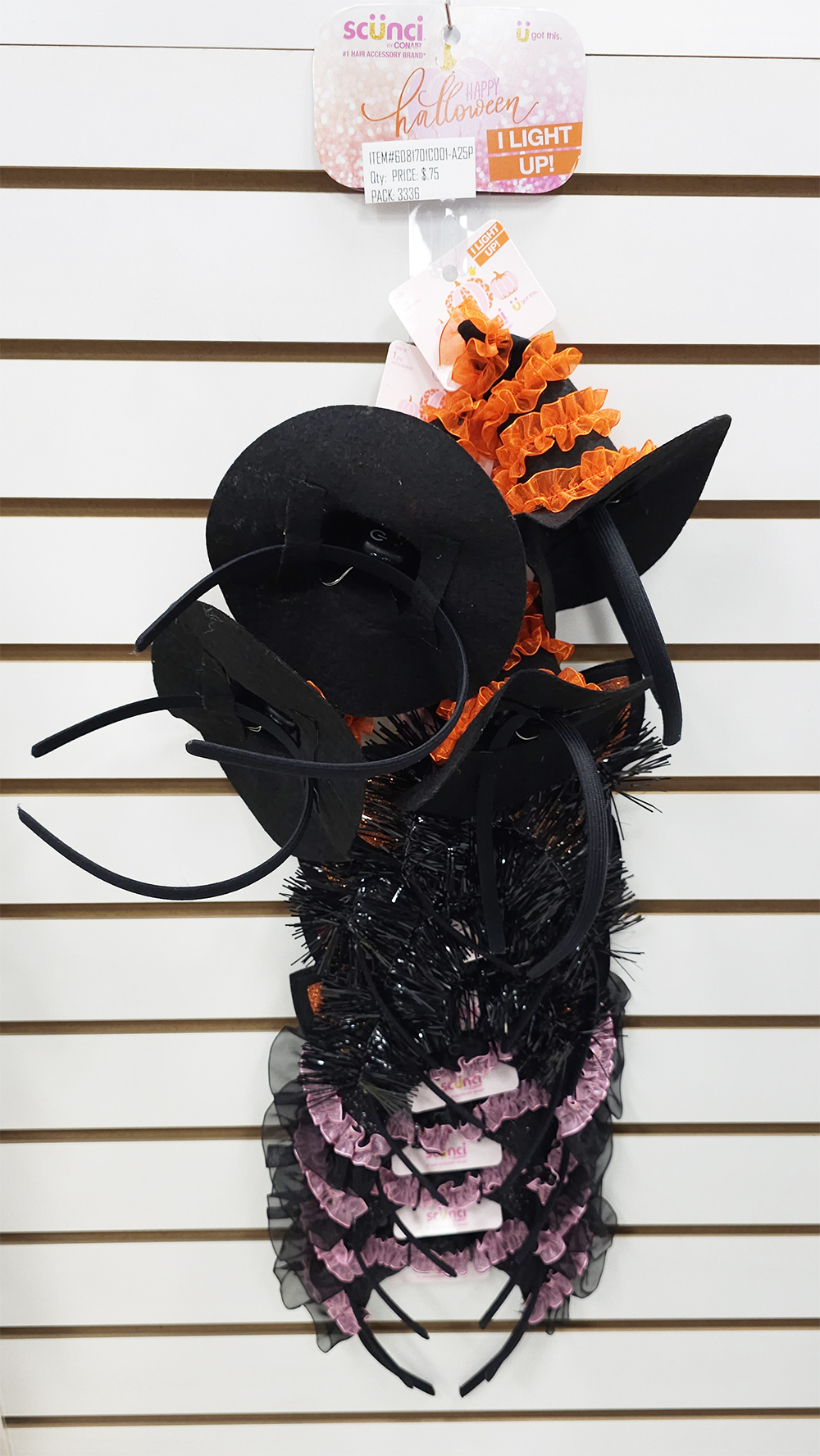 (image for) SCUNCI HALLOWEEN LIGHT UP 12 UNIT CLIP STRIP DISPLAY