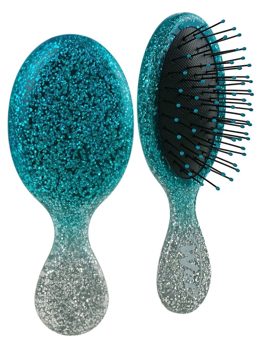 Wet Brush Mini Detangler Brush Champagne Toast ICY Blue UPC:736658569476