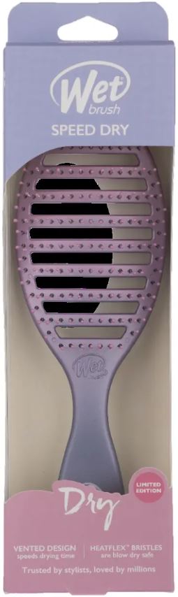 Wet Brush Speed Dry Hair Brush, Pink/Purple Ombre - Vented UPC:736658480702 PACK:24/4