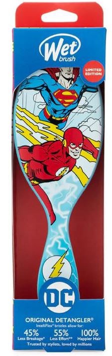 ITEM#BWR830JLSF Wet Brush Detangler-Justice League-Superman and Flash PACK:24/4 UPC:736658498226