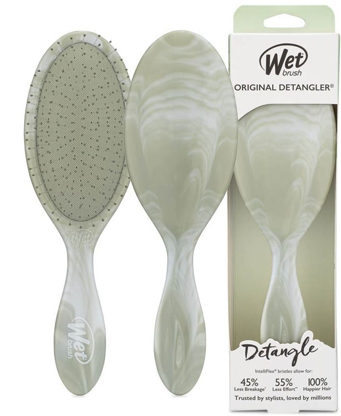 Wet Brush Original Detangler Hair Brush, Green Watercolor Waves UPC:736658481303 PACK:24/4