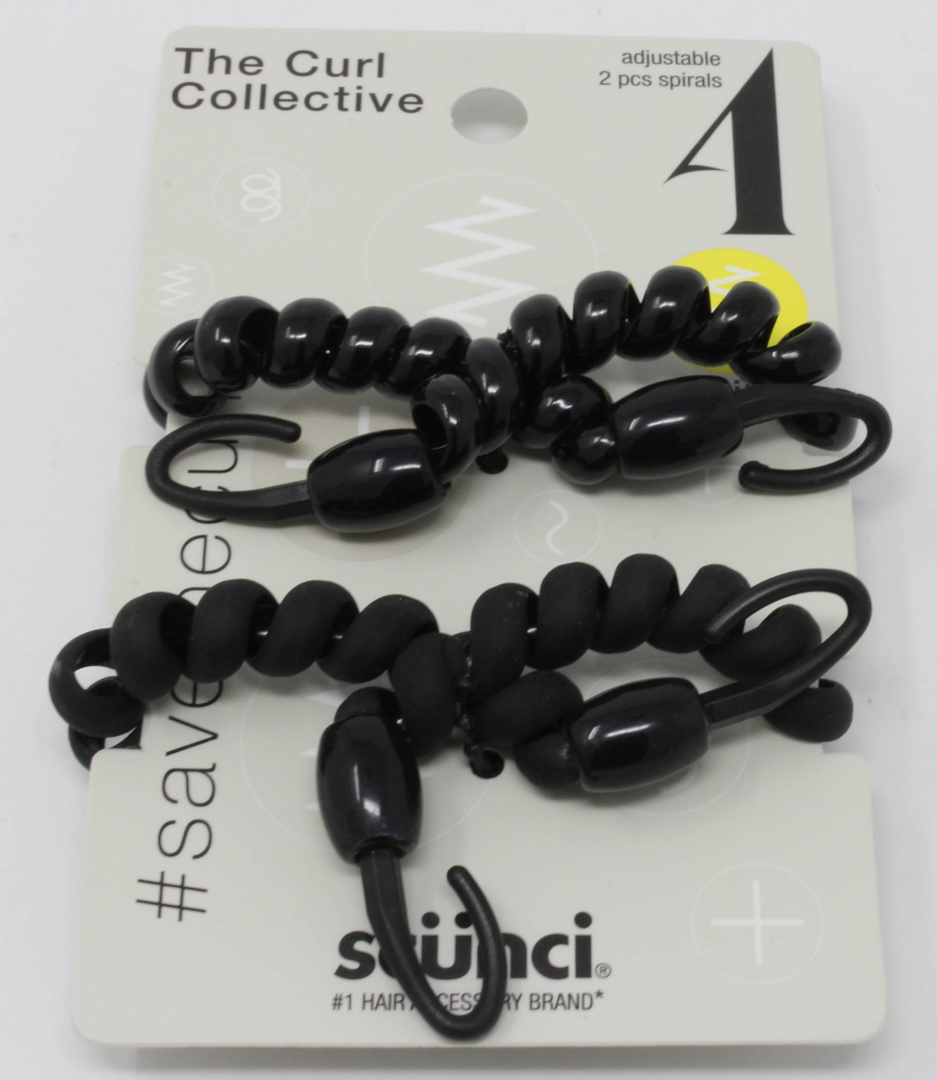 The Curl Collective Adjustable Spiral Ponytailer 2PK