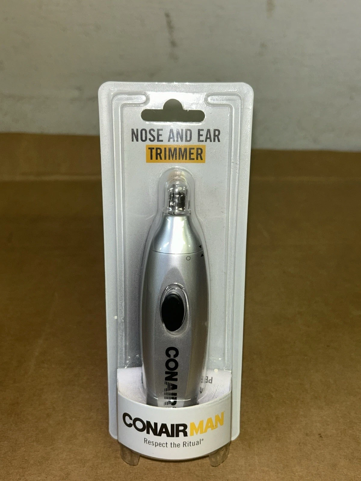 (image for) CONAIR MAN Nose Ear Hair Compact BATTERY Rinseable Stainless Steel Blade Trimmer