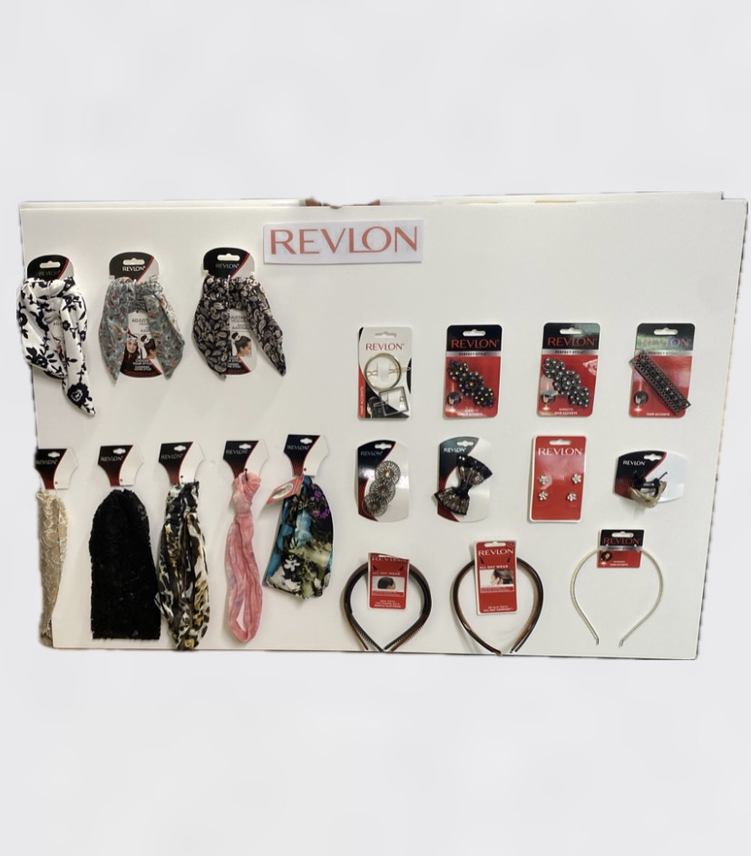 REVLON HAIR ACCESSORIES MIX 16 DIFFERENT STYLES, 12 PCS EACH