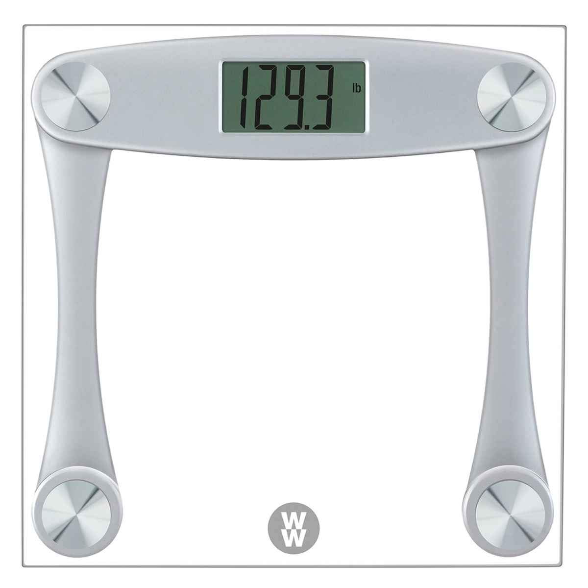 (image for) Weight Watchers Scales by Conair Bathroom Scale for Body Weight, Digital Scale, Glass Body Scale