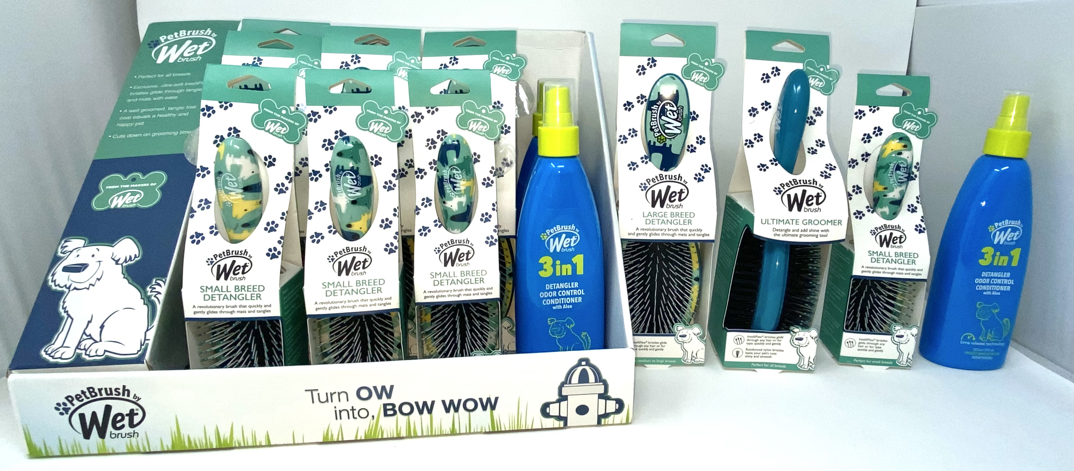 PET BRUSH WETBRUSH 12CT DISPLAY FULL ASSORTMENT