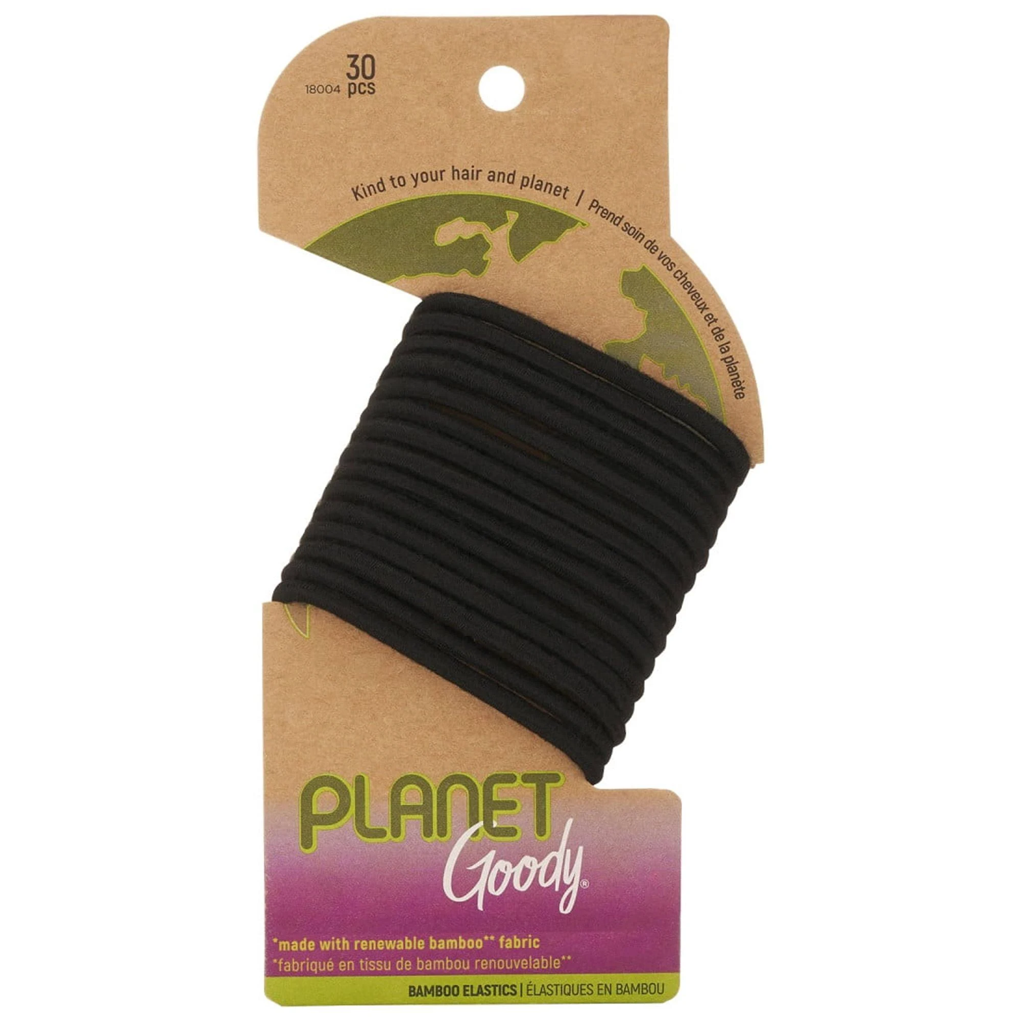 PLANET GOODY ELASTIC BLACK 30 CT UPC: 041457180044 PACK: 72/3